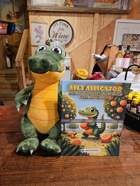 Ally Alligator plush and book